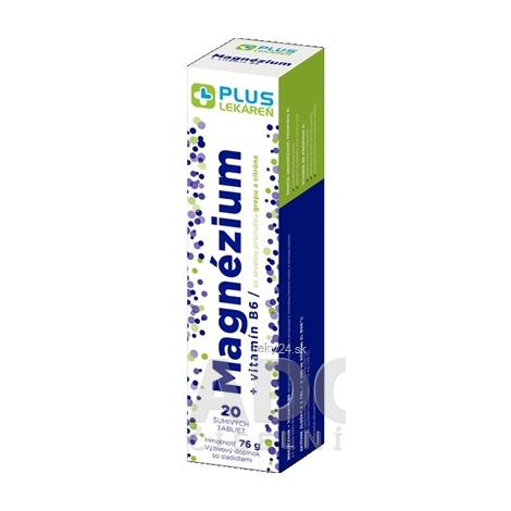 PLUS LEKÁREŇ Magnézium + vitamín B6