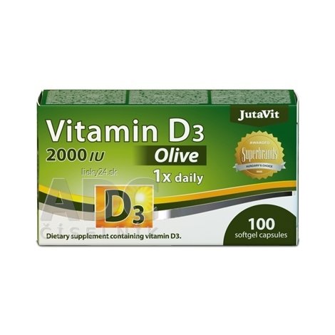 E-shop JutaVit Vitamín D3 2000 IU (50 µg) Oliva