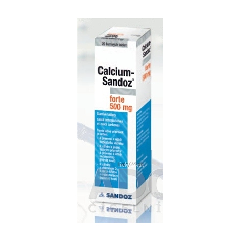 CALCIUM-SANDOZ Forte 500 mg