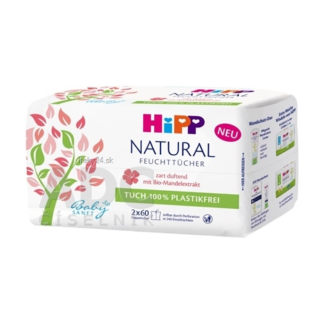 HiPP BabySANFT NATURAL vlhčené obrúsky