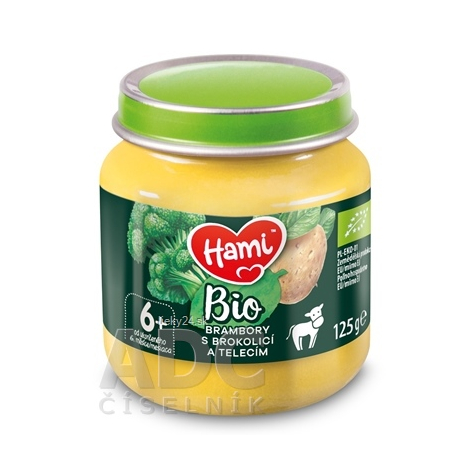 Hami príkrm BIO Zemiaky s brokolicou a teľacím