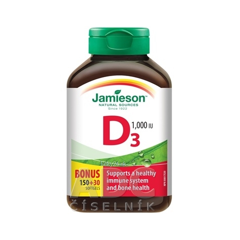 JAMIESON VITAMÍN D3 1000 IU