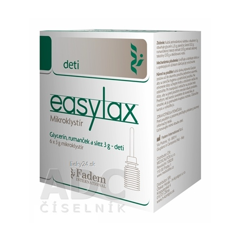 Easylax Mikroklystír pre deti 6x3g (18g)