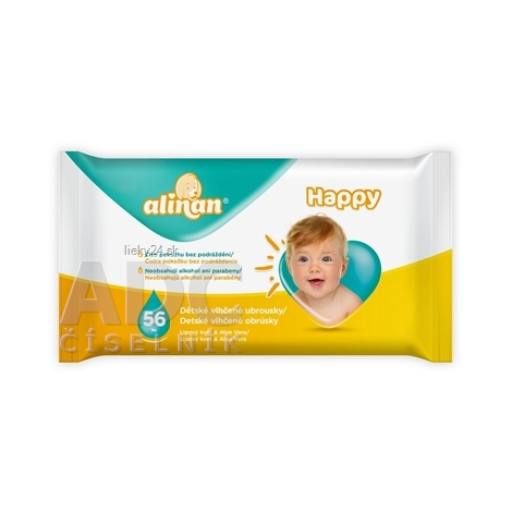 Alinan Happy detské vlhčené obrúsky