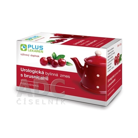 PLUS LEKÁREŇ Urologická bylinná zmes s brusnicami