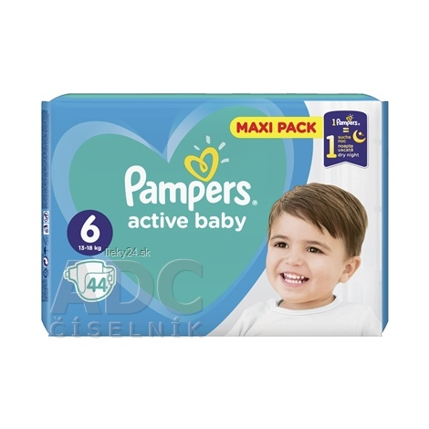 E-shop PAMPERS active baby Maxi Pack 6 ExtraLarge