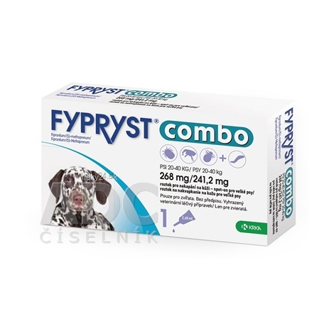 FYPRYST combo 268 mg/241,2 mg PSY 20-40 KG 1x2,68ml