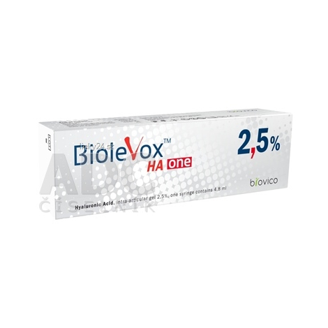 BIOLEVOX HA ONE 2,5% intraartikulárny roztok
