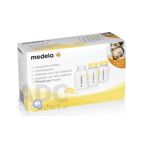 MEDELA Sada 3 fliaš (150 ml) na uskladnenie mlieka