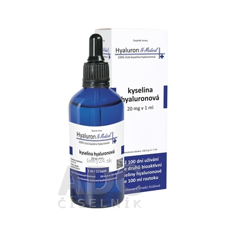 Hyaluron N-Medical 100% čistá kyselina hyalurónová 100ml