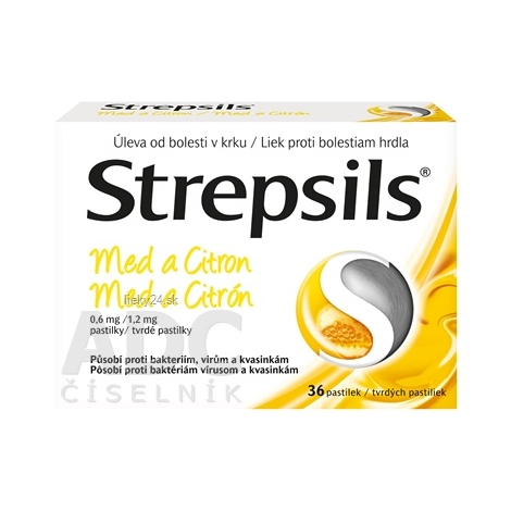 Strepsils Med a Citrón