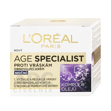L´OREAL AGE SPECIALIST 55+ NOČNÝ