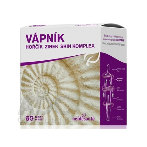 nefdesanté VÁPNIK HORČÍK ZINOK SKIN KOMPLEX