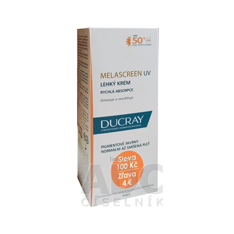 DUCRAY MELASCREEN CREME LEGERE SPF50+ (zľava)