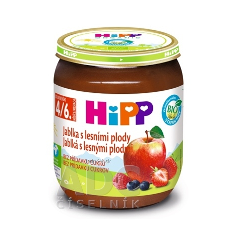 E-shop HiPP Príkrm ovocný BIO Jablká s lesnými plodmi