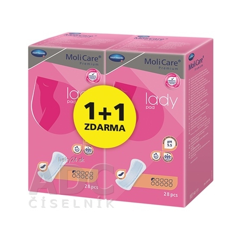 MoliCare Premium lady pad 0,5 kvapky 1+1 ZDARMA