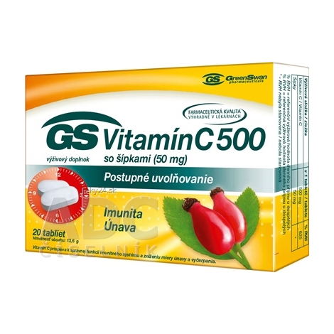GS Vitamín C 500 so šípkami