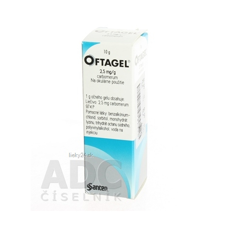 E-shop OFTAGEL 2,5 mg/g