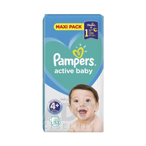 PAMPERS active baby Maxi Pack 4+ MaxiPlus