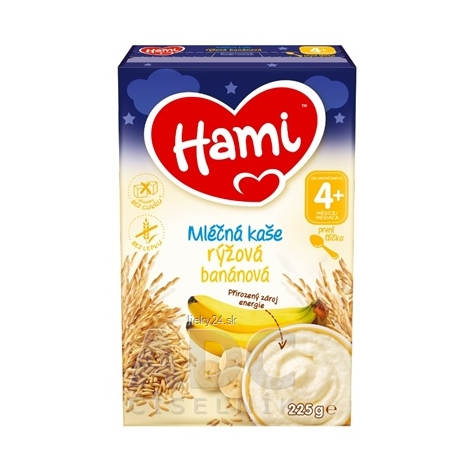 Hami mliečna kaša ryžová banánová