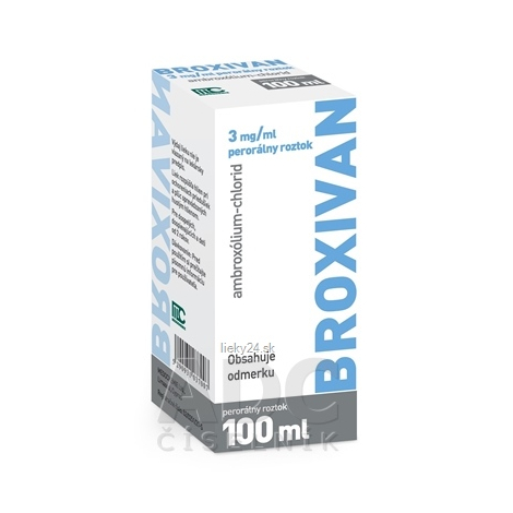 E-shop BROXIVAN 3 mg/ml perorálny roztok