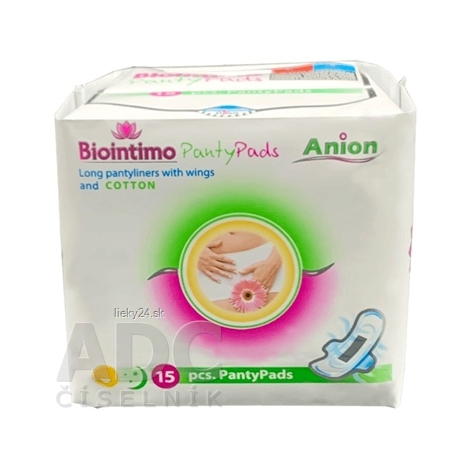 Biointimo Anion intímky denné s krídielkami