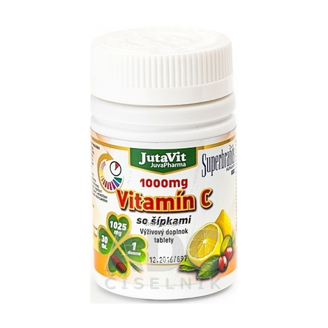 JutaVit Vitamín C 1000 mg so šípkami