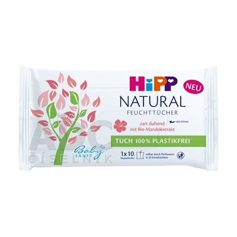 HiPP BabySANFT NATURAL vlhčené obrúsky