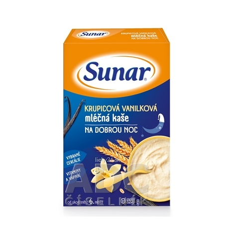 Sunar KRUPICOVÁ VANILKOVÁ KAŠA mliečna DOBRÚ NOC