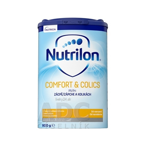 E-shop Nutrilon COMFORT & COLICS 800g dojčenské mlieko od narodenia