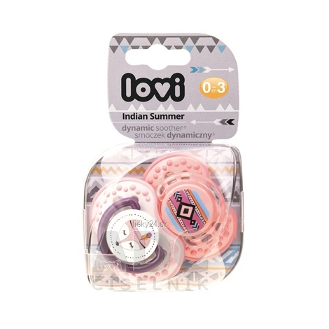 LOVI Dynamický utišujúci cumlík Indian Summer