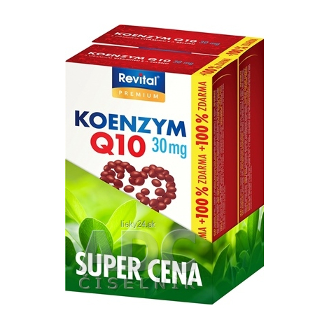 Revital KOENZÝM Q10 30 mg+VITAMÍN E+SELÉN