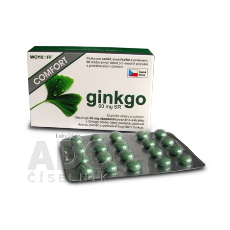 E-shop ginkgo COMFORT 60 mg SR - Woykoff