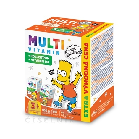 Revital MULTIVITAMÍN + KOLOSTRUM The Simpsons