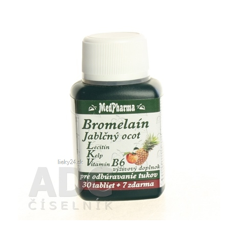 MedPharma BROMELAIN 300 mg + JABL.OCOT + LECITIN