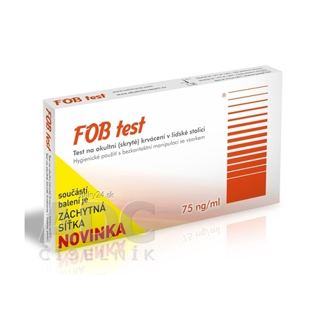 E-shop FOB TEST test na okultné krvácanie 75ng/ml