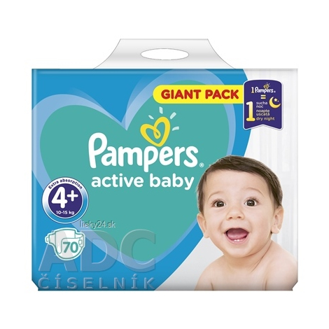 PAMPERS active baby Giant Pack 4+ MaxiPlus