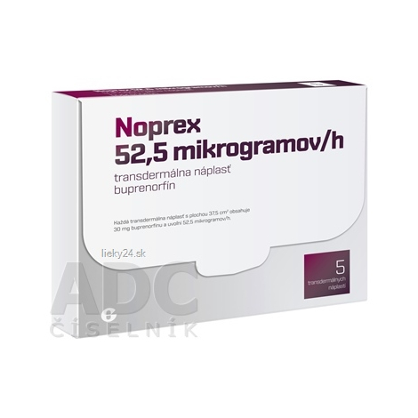 Noprex 52,5 mikrogramov/h transdermálna náplasť