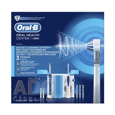 Oral-B ORAL HEALTH CENTER, PRO 2000 + OXYJET