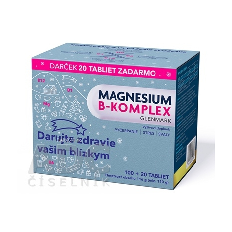 E-shop Magnesium B-komplex Glenmark (Vianočné balenie)