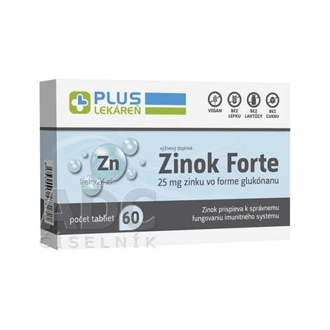 PLUS LEKÁREŇ Zinok Forte