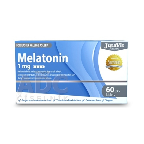 JutaVit Melatonín 1mg