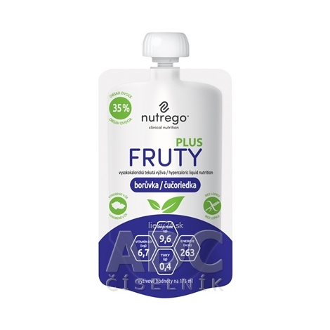 Nutrego FRUTY PLUS Čučoriedka