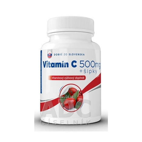 E-shop Dobré z SK Vitamín C 500 mg + šípky