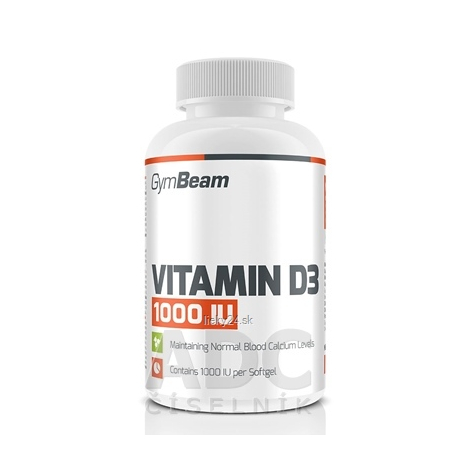 GymBeam Vitamín D3 1000 IU