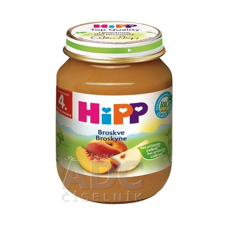 HiPP Príkrm ovocný Broskyne