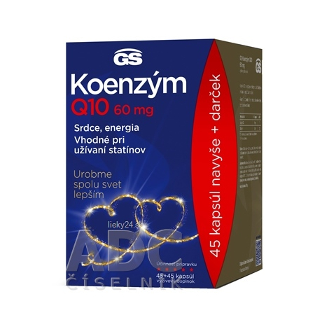 GS Koenzým Q10 60 mg darček 2022