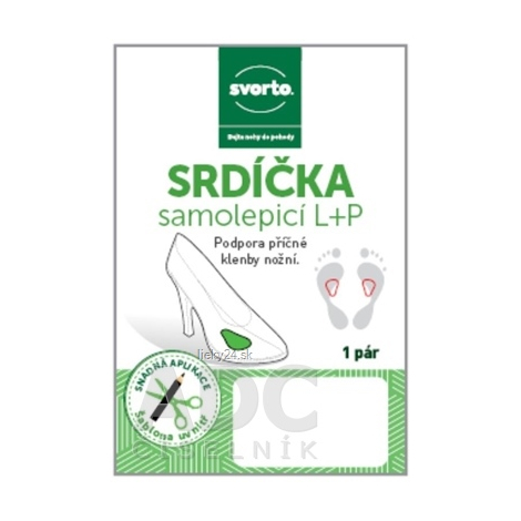 svorto SRDIEČKA samolepiace L + P, 024