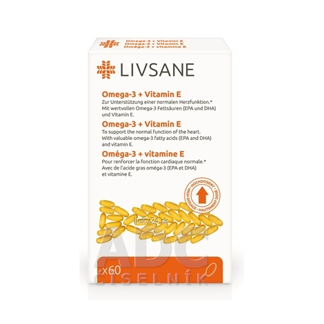 LIVSANE Omega-3 plus vitamín E