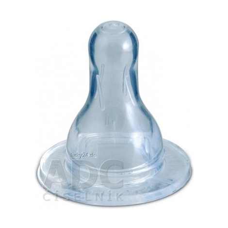 Canpol Babies Cumlík na fľašu silikón okrúhly